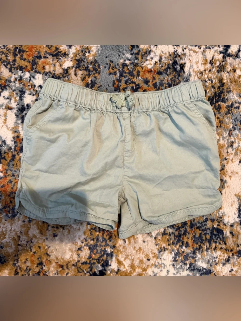The Children's Place Light Sage Pull-On Cotton Shorts